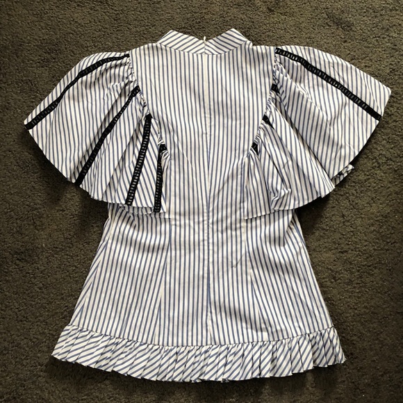 Caroline Constas Frankie Stripped Blouse XS - Picture 14 of 14